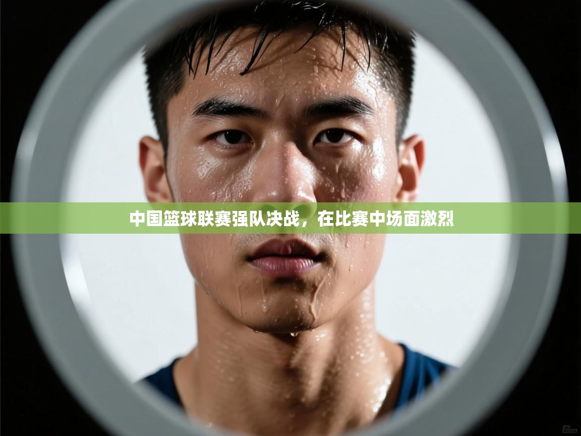 中国篮球联赛强队决战，在比赛中场面激烈